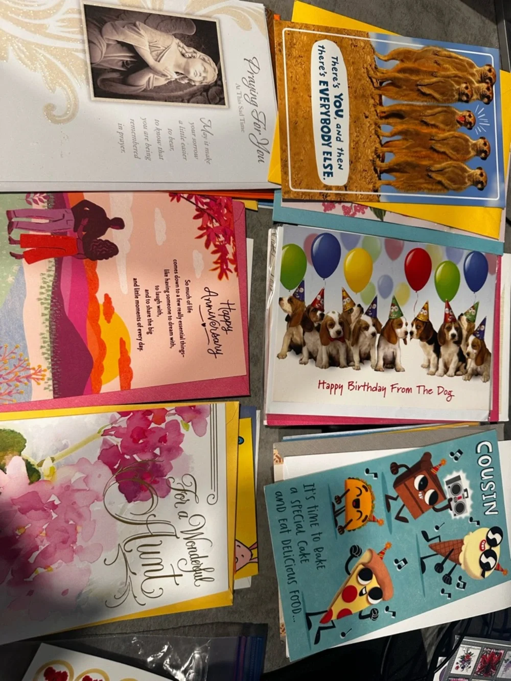 Assorted Greeting Card Pack - Colorful Birthday & Occasion Cards